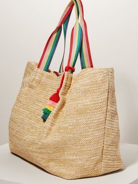 Stella & Dot Beach Tote Rainbow
